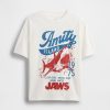Schweres Grafik-T-Shirt aus Bio-Baumwolle für Kinder