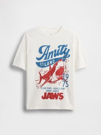 Schweres Grafik-T-Shirt aus Bio-Baumwolle für Kinder