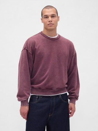 Schweres, kurzes Sweatshirt