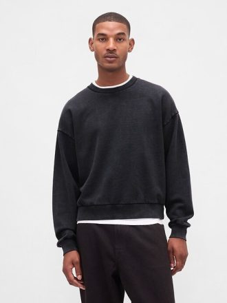 Schweres, kurzes Sweatshirt