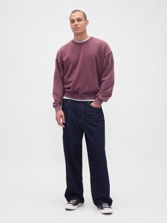 Schweres, kurzes Sweatshirt