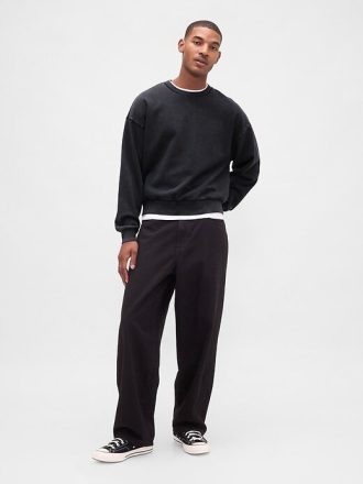 Schweres, kurzes Sweatshirt