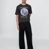 Schweres, kurzes T-Shirt mit Fleetwood Mac-Grafik Schweres, kurzes T-Shirt mit Fleetwood Mac-Grafik