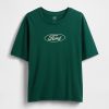 Schweres, kurzes T-Shirt mit Ford-Grafik