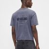 Schweres, kurzes T-Shirt mit Grafik Schweres, kurzes T-Shirt mit Grafik