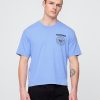 Schweres, kurzes T-Shirt mit Ramones-Grafik