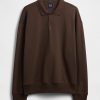 Schweres Oversize-Polo-Sweatshirt Schweres Oversize-Polo-Sweatshirt