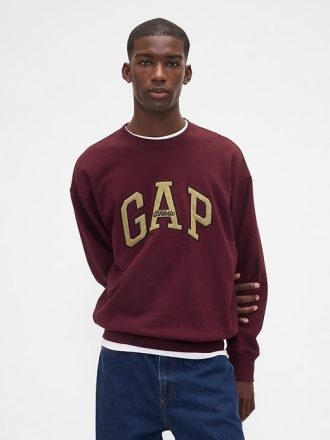 Schweres Oversize-Sweatshirt mit Logo
