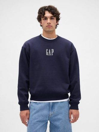 Schweres Oversize-Sweatshirt mit Logo