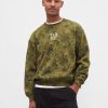 Schweres Oversize-Sweatshirt mit Logo Schweres Oversize-Sweatshirt mit Logo