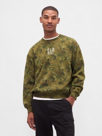 Schweres Oversize-Sweatshirt mit Logo