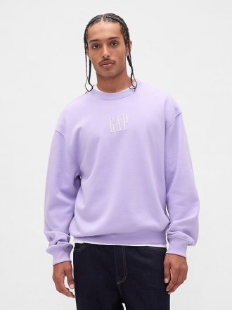 Schweres Oversize-Sweatshirt mit Logo