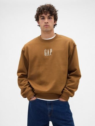 Schweres Oversize-Sweatshirt mit Logo
