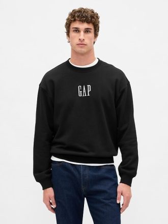 Schweres Oversize-Sweatshirt mit Logo