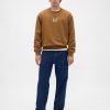 Schweres Oversize-Sweatshirt mit Logo Schweres Oversize-Sweatshirt mit Logo