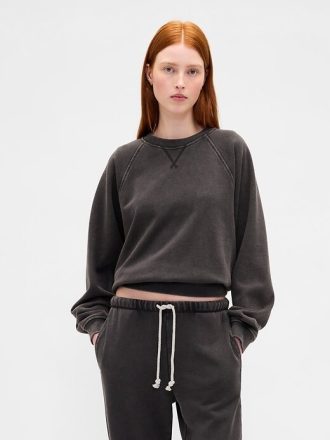 Schweres Raglan-Sweatshirt aus French Terry