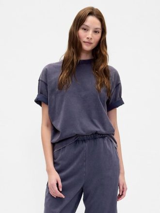 Schweres VintageSoft-T-Shirt aus Bio-Baumwolle