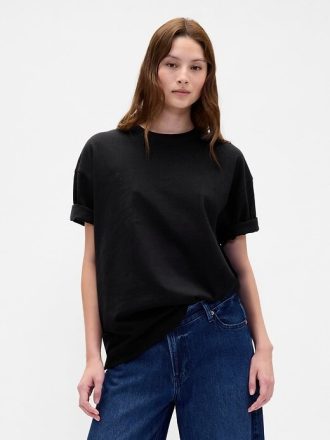 Schweres VintageSoft-T-Shirt aus Bio-Baumwolle