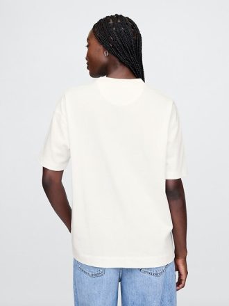 Schweres VintageSoft-T-Shirt aus Bio-Baumwolle