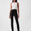 Skinny-Hose mit hohem Bund und Doppelstrick Skinny-Hose mit hohem Bund und Doppelstrick