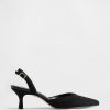 Slingback-Kitten Heels
