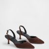 Slingback-Kitten Heels