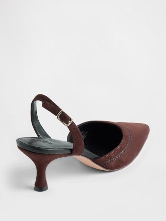Slingback-Kitten Heels