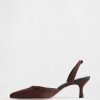 Slingback-Kitten Heels