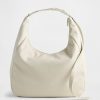 Slouchy-Tasche aus veganem Kieselleder