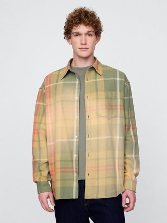 Sonnengewaschenes Twill-Hemd