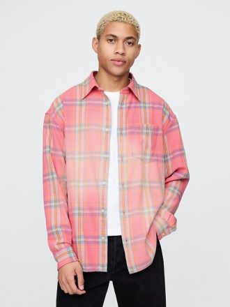 Sonnengewaschenes Twill-Hemd