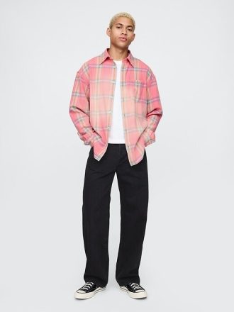 Sonnengewaschenes Twill-Hemd