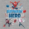 Spiderman Geburtstagsheld Grafik-T-Shirt für Kleinkinder
