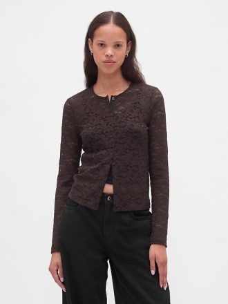 Spitzen-Cardigan