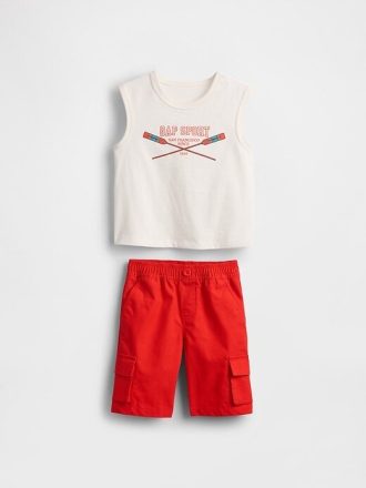 Sport-Logo-Outfit-Set für Babys und Kleinkinder