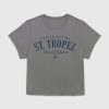 St. Tropez Grafik Baby Fit T-Shirt St. Tropez Grafik Baby Fit T-Shirt