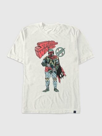 Star Wars Boba Fett Vintage Grafik-T-Shirt