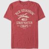 Star Wars Red Squadron Grafik-T-Shirt Star Wars Red Squadron Grafik-T-Shirt
