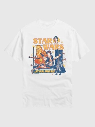 Star Wars Retro Group Kurzarm-T-Shirt
