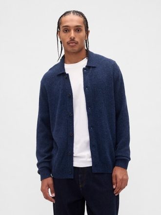 Strickjacke aus Merinowollmischung