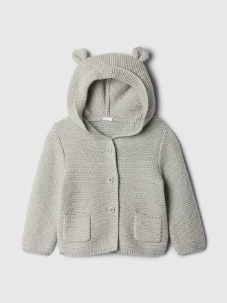 Strickjacke mit Babybär