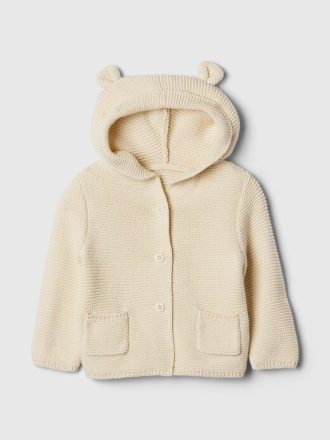 Strickjacke mit Babybär
