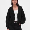 Strickjacke mit Fassärmeln