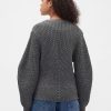 Strickjacke mit Fassärmeln