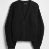 Strickjacke mit Fassärmeln