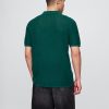 Strukturierter Häkel-Polopullover Strukturierter Häkel-Polopullover