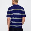 Strukturierter Häkel-Polopullover Strukturierter Häkel-Polopullover
