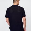 Strukturierter Häkel-Polopullover Strukturierter Häkel-Polopullover