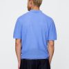 Strukturierter Häkel-Polopullover Strukturierter Häkel-Polopullover