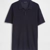 Strukturierter Häkel-Polopullover Strukturierter Häkel-Polopullover